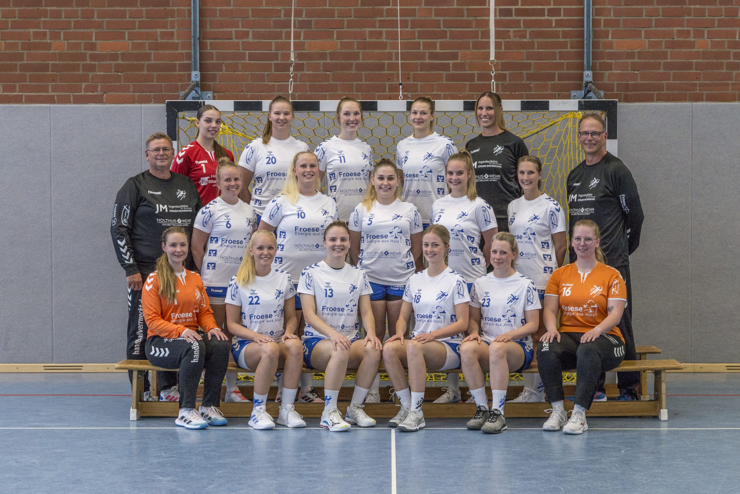 Handball Mannschaftsfoto